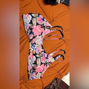 Floral swim top